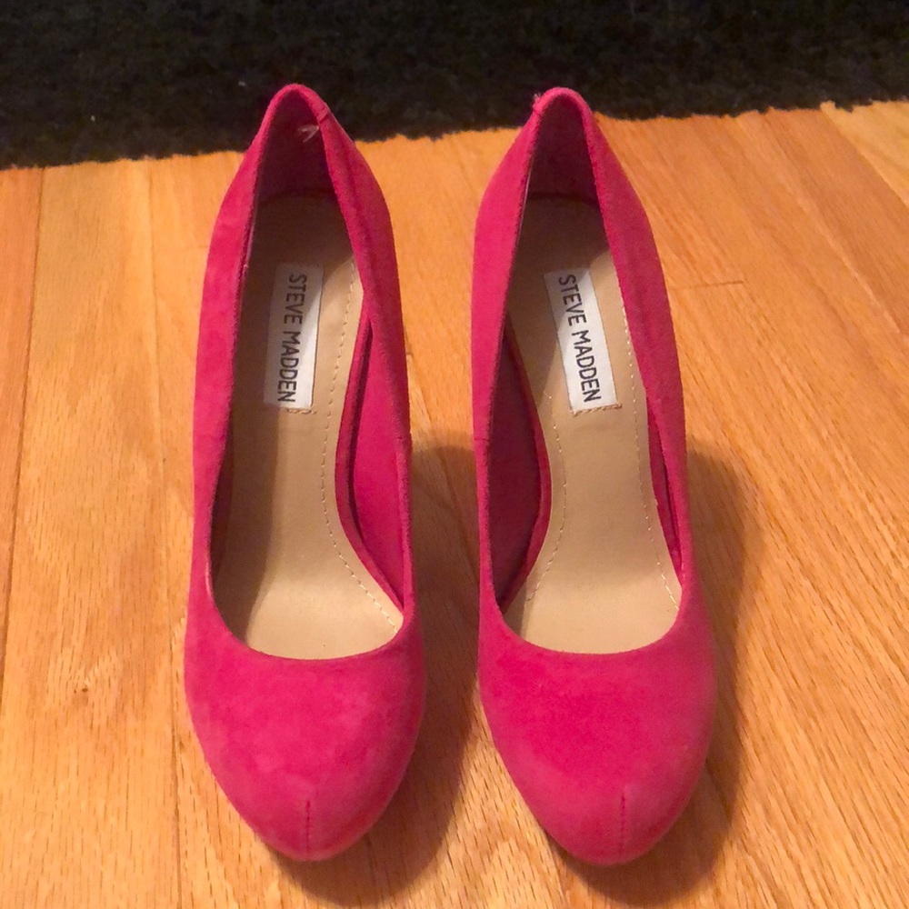 Pink Steve Madden high heels